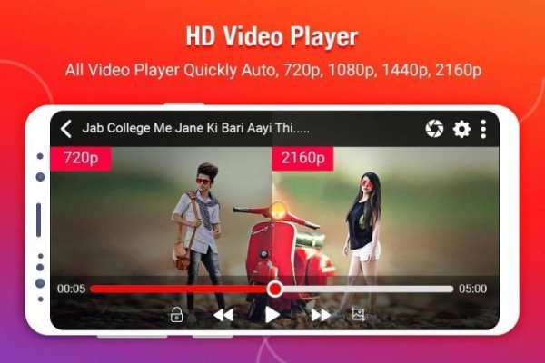 HD Video Player - Best Video Player For Android स्क्रीनशॉट 1