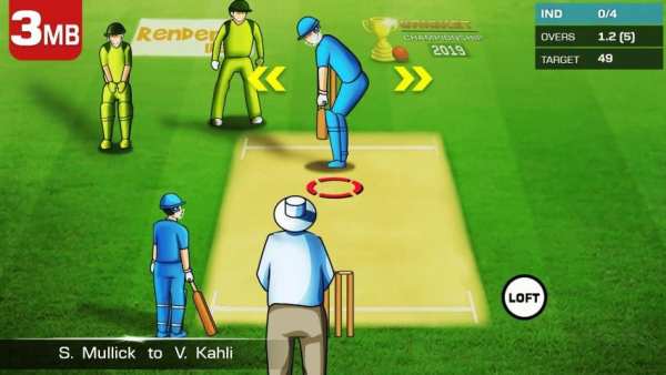 Cricket Championship 2019 - 3 MB स्क्रीनशॉट 3
