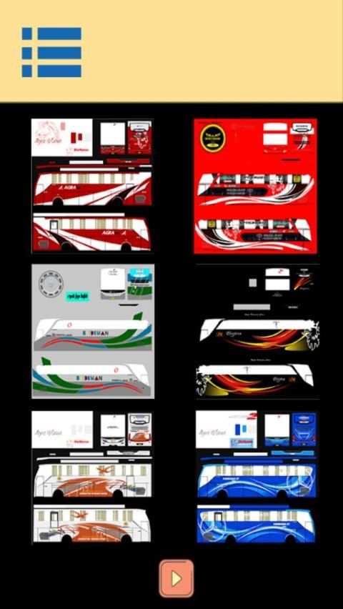 Livery ES Bus Simulator Pariwisata screenshot 5