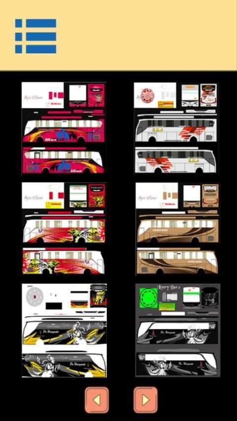 Livery ES Bus Simulator Pariwisata screenshot 4