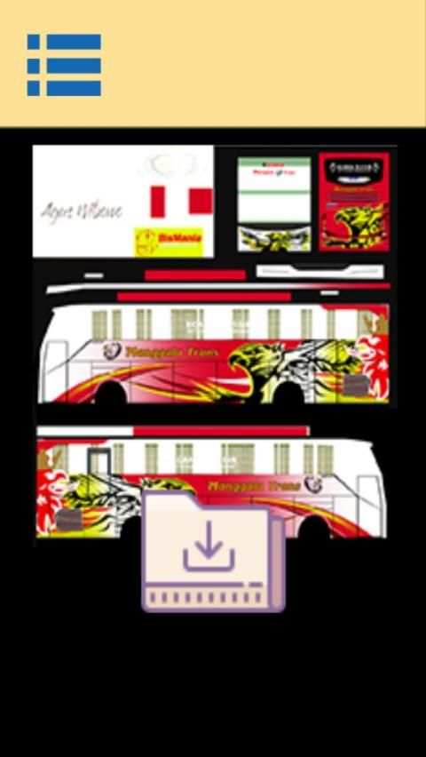 Livery ES Bus Simulator Pariwisata screenshot 2