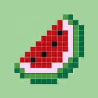 Creative Color by number: Pixel Art logo