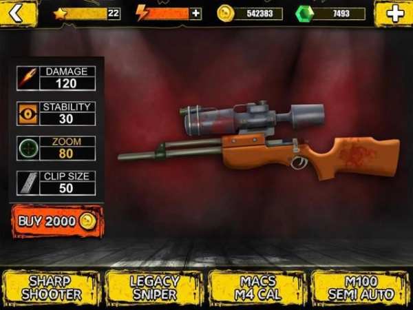 Halloween Sniper : Scary Zombies screenshot 1