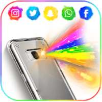 Color Flash Light Alert Calls & SMS colors on 9Apps