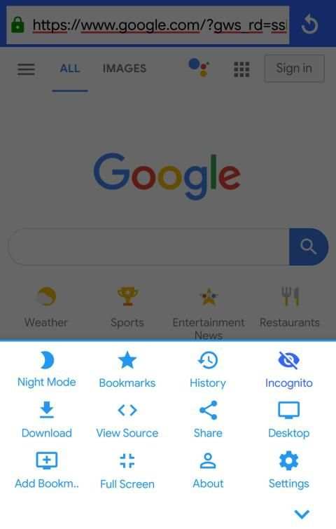 HYDROGEN BROWSER screenshot 2