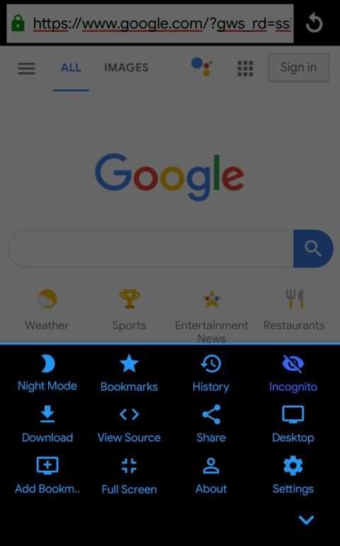 HYDROGEN BROWSER screenshot 1