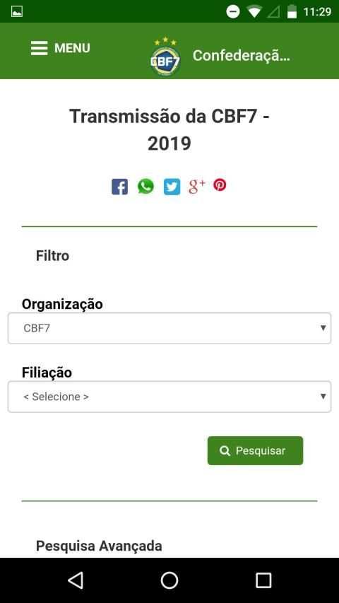 CBF7 App screenshot 2