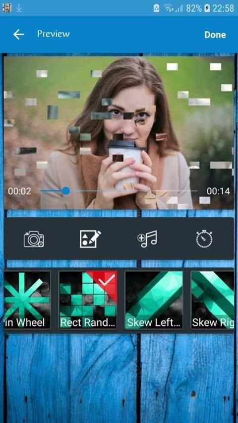 Imagen a Video Maker con música स्क्रीनशॉट 1