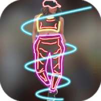 Neon Photo Editor - Light Crown - Effet caméra