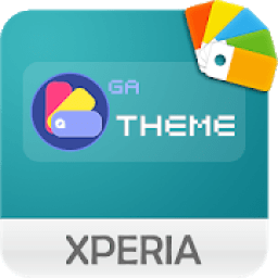 ikon GALAXY XPERIA Theme | JUST CYAN *Tema SONY Xperia