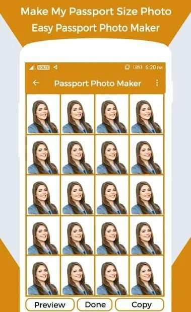 Passport size photo maker screenshot 1