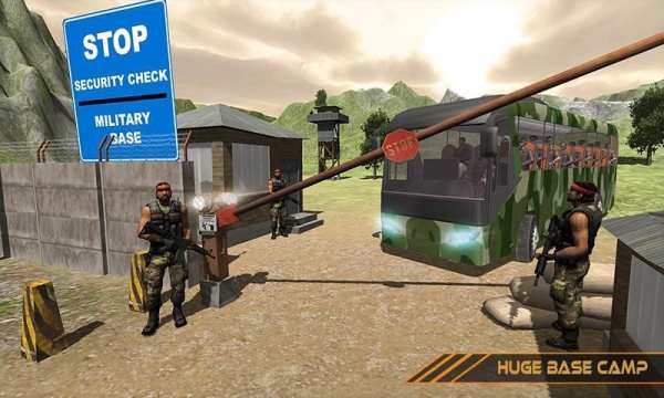 US Army Coach Bus Simulator 3D 2019 screenshot 2