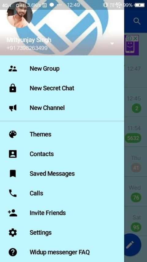 Widup messenger : Photo & Video Sharing screenshot 7