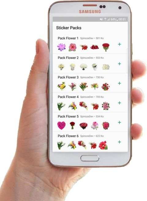 WAStickerApp - * Flower Stickers for Whatsapp * स्क्रीनशॉट 9