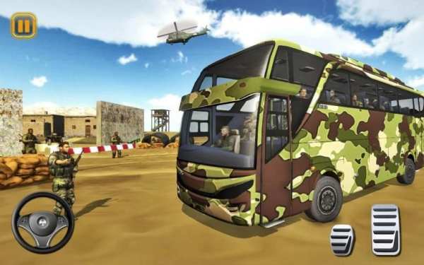 US Modern Military Army Bus Transport Simulator screenshot 3