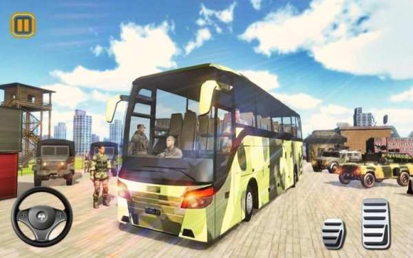 US Modern Military Army Bus Transport Simulator screenshot 5