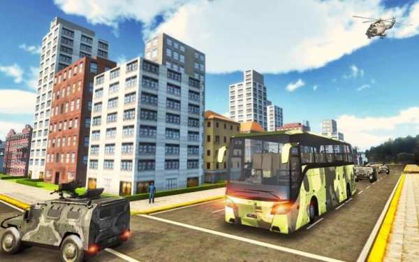 US Modern Military Army Bus Transport Simulator screenshot 4