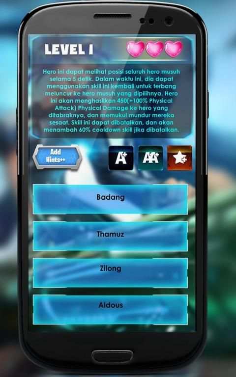 Quiz Mobile Legend 2019 screenshot 4