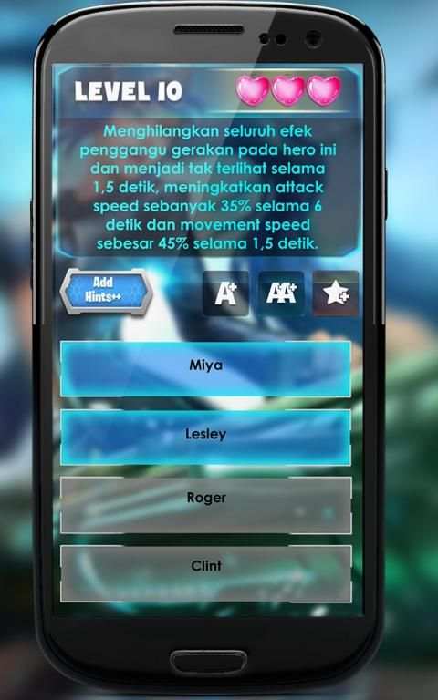 Quiz Mobile Legend 2019 screenshot 2
