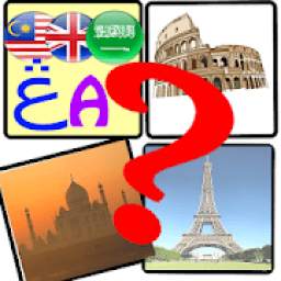 Jawi-Malay-Arabic-English Games : Guess The Place