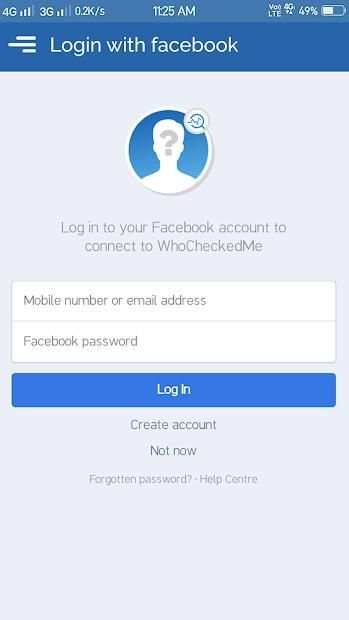 who viewed my fb profile – Profile analyzer स्क्रीनशॉट 1