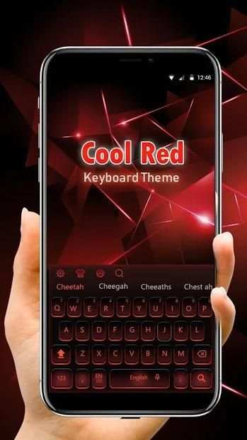Black Red Keyboard स्क्रीनशॉट 2
