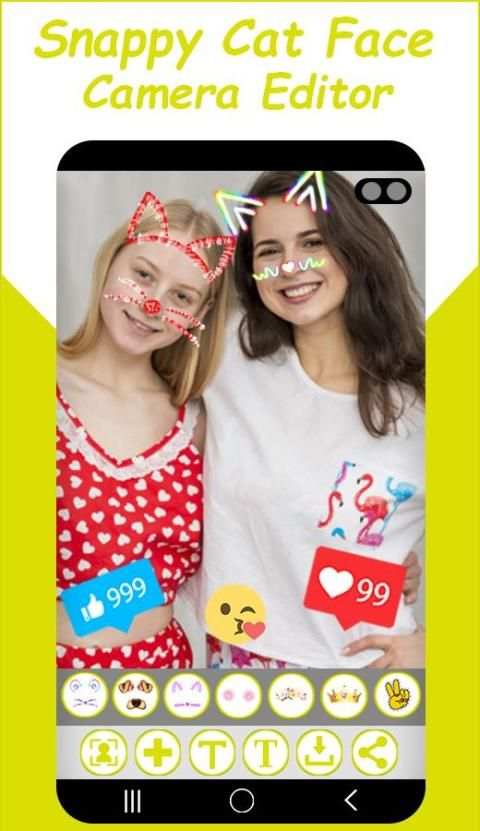 Snappy Cat Face Camera Editor screenshot 6