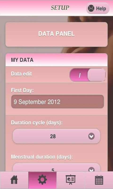 Menstruation Fertility Pro Lte screenshot 3