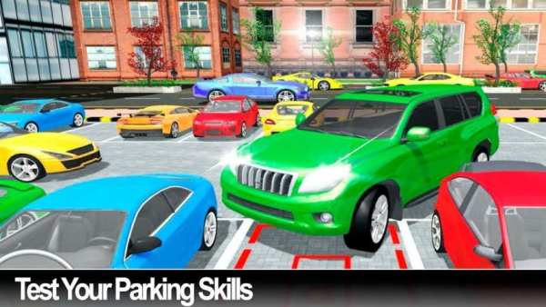 Prado Car Parking City 3D Game स्क्रीनशॉट 1