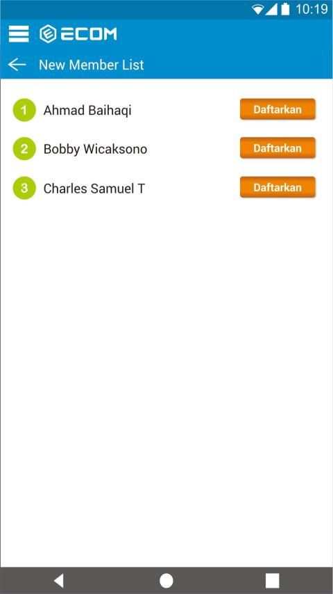 ECOM screenshot 1