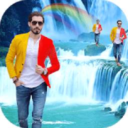 Rainbow Waterfall app & Nature Collage Maker