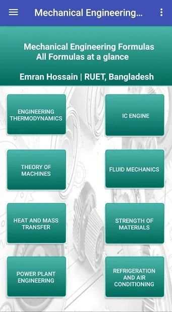 Mechanical Engineering Formulas screenshot 6
