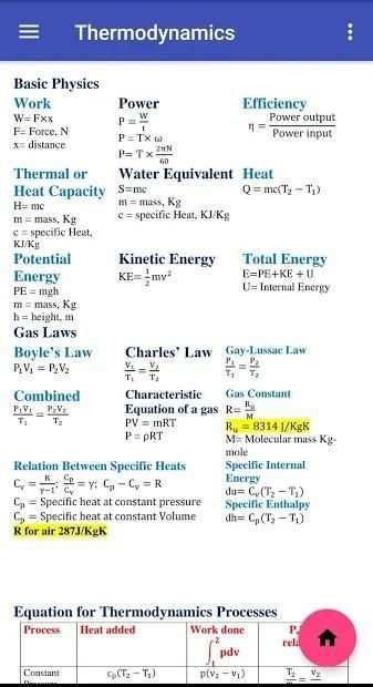 Mechanical Engineering Formulas screenshot 5