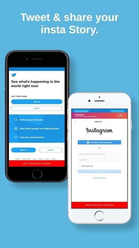 All In One Social Media App screenshot 2