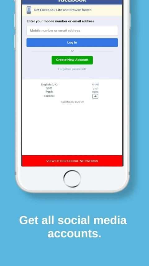 All In One Social Media App screenshot 3