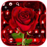 ikon Indah Keyboard Shiny Red Roses