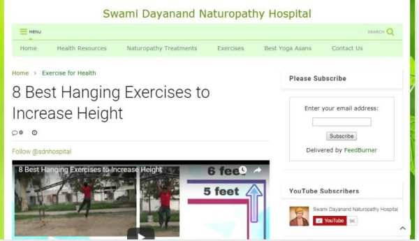 Height Increase Home Workout Tips screenshot 1