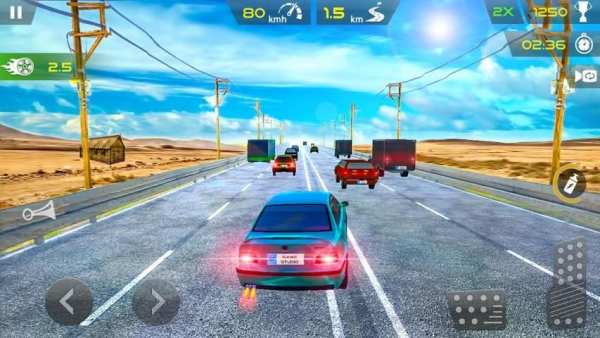 Turbo Car Traffic Racer screenshot 2