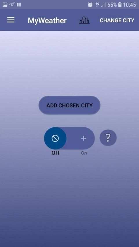 WeatherApp screenshot 1