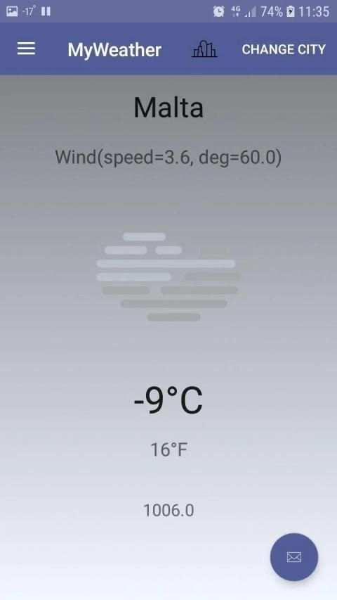 WeatherApp screenshot 2