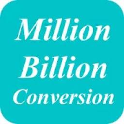 Million Billion Converter