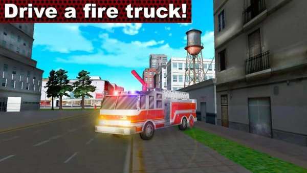Fire Truck Emergency Driver 3D screenshot 4