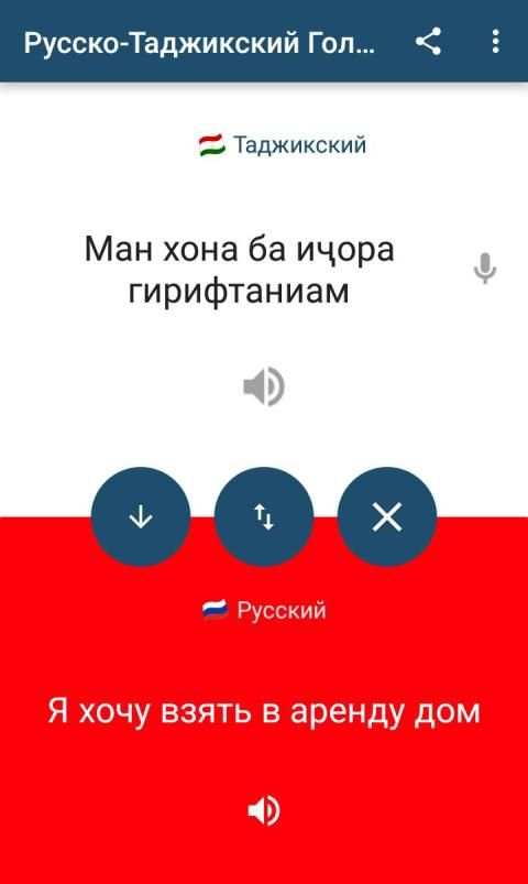 Tajik Russian Translator screenshot 3