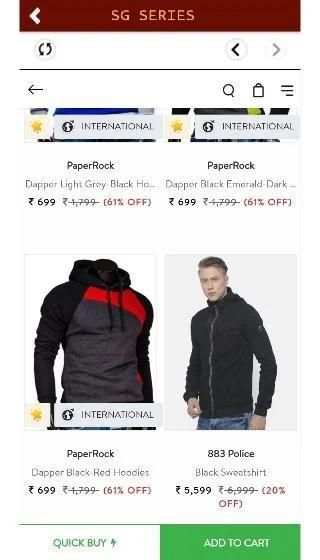 SG SERIES Online Shopping App screenshot 3