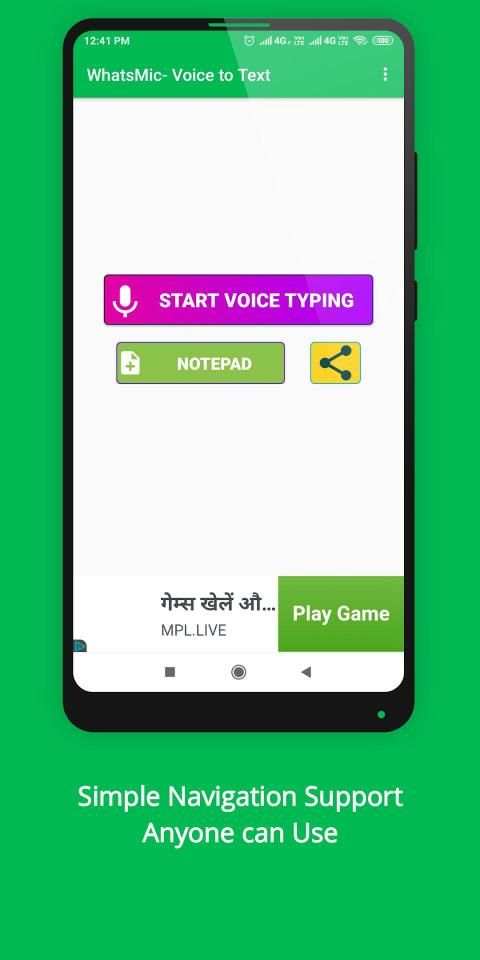 Voice to Text : WhatsMic screenshot 2