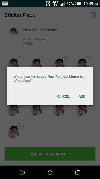 New Political Stickers For Whatsapp screenshot 1