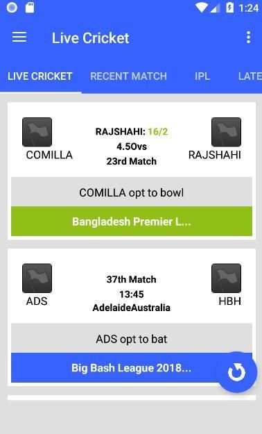 Live Cricket Score screenshot 3
