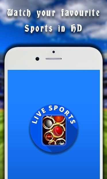 Live TV - Online Streaming: Free HD Sports Channel स्क्रीनशॉट 1