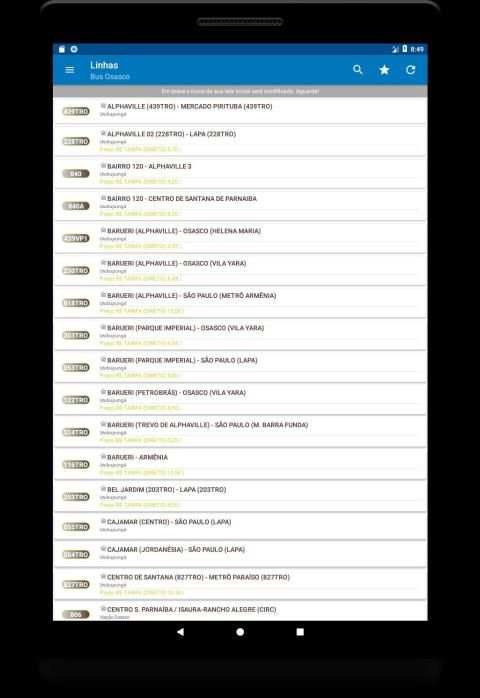 Osasco Bus- Linhas e Horários de Transporte. screenshot 2