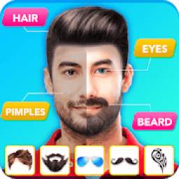 Man Hair Style: Beard Style, Mustache Photo Editor